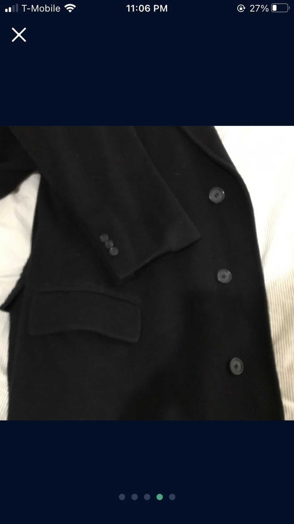 Daks London Daks Black Long Coat XL - image 4