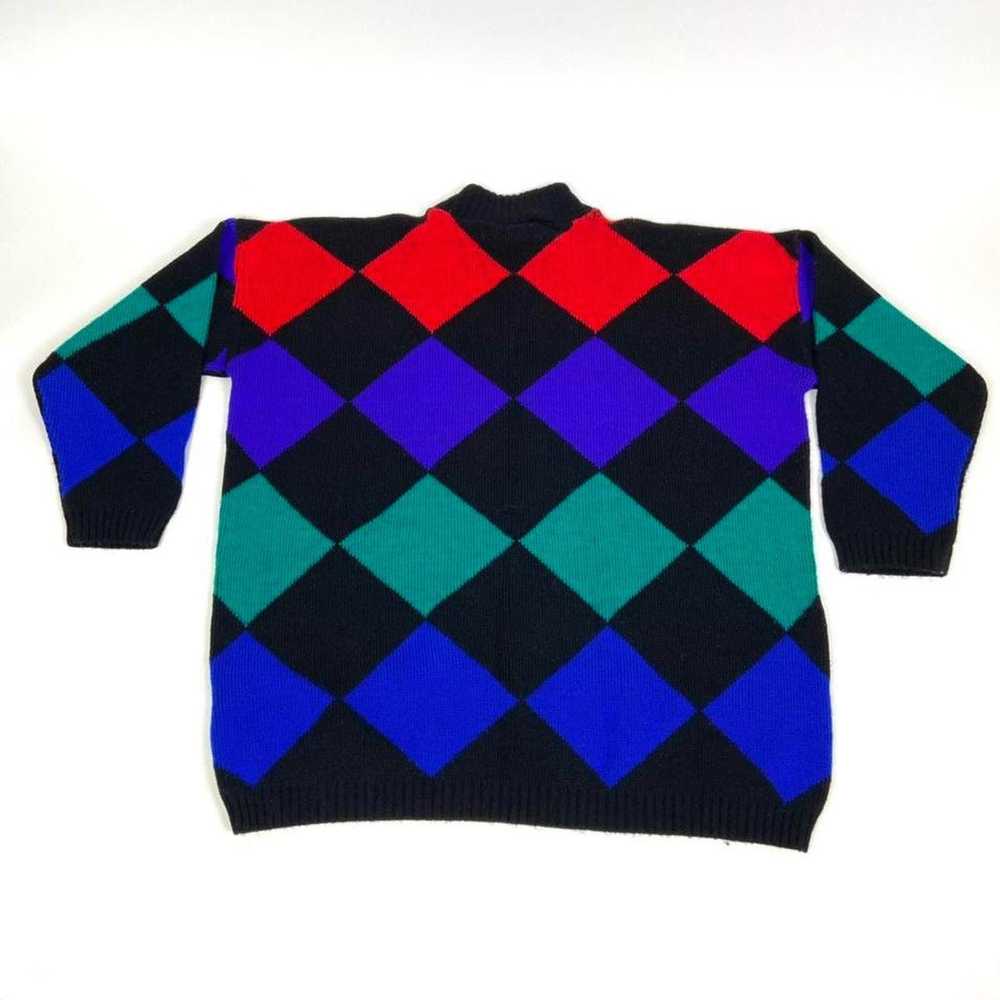 Vintage Vintage 90s Argyle Sweater - image 3