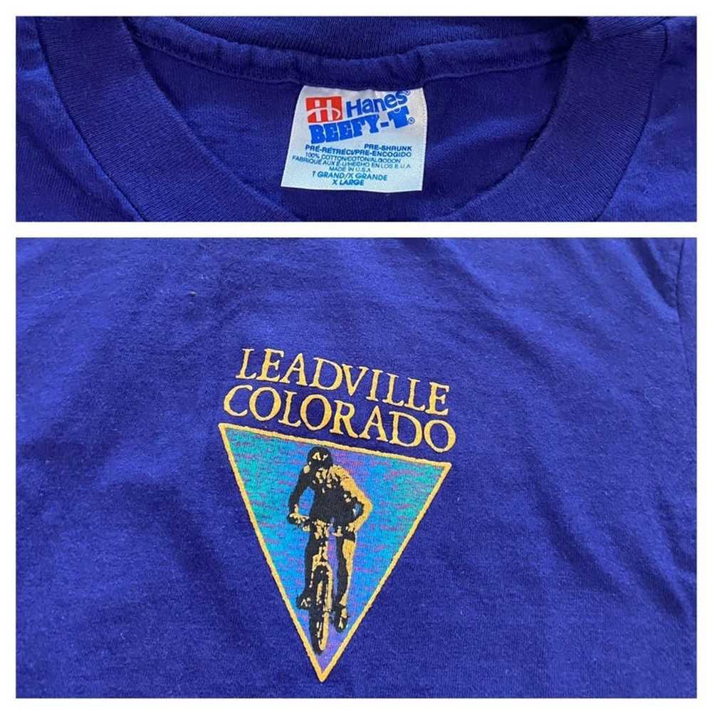 Hanes × Vintage Vintage 1990’s Leadville Colorado… - image 4