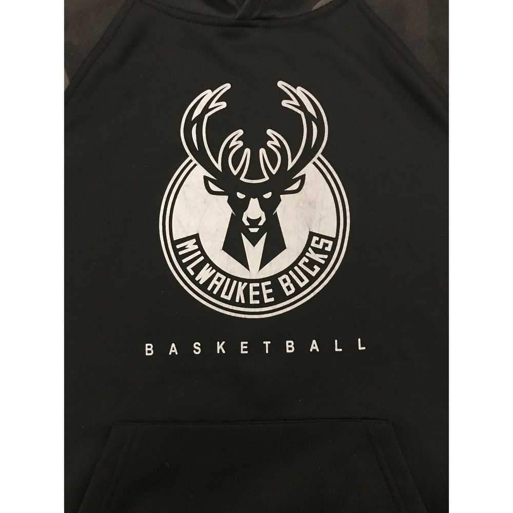 NBA Vintage NBA Milwaukee Bucks Womens L Black Ca… - image 2