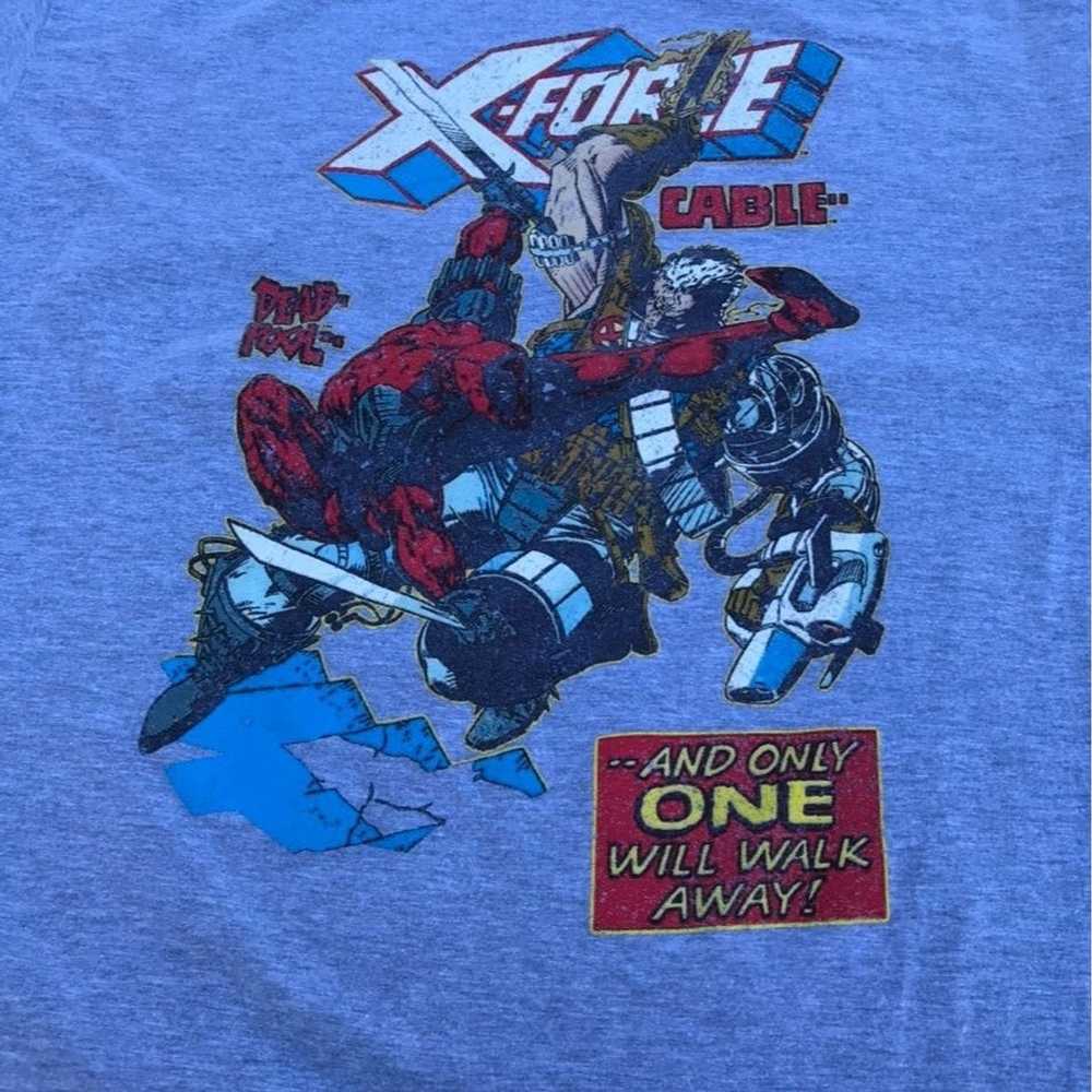 Vintage Marvel XFORCE "Deadpool Fights Cable" Com… - image 2