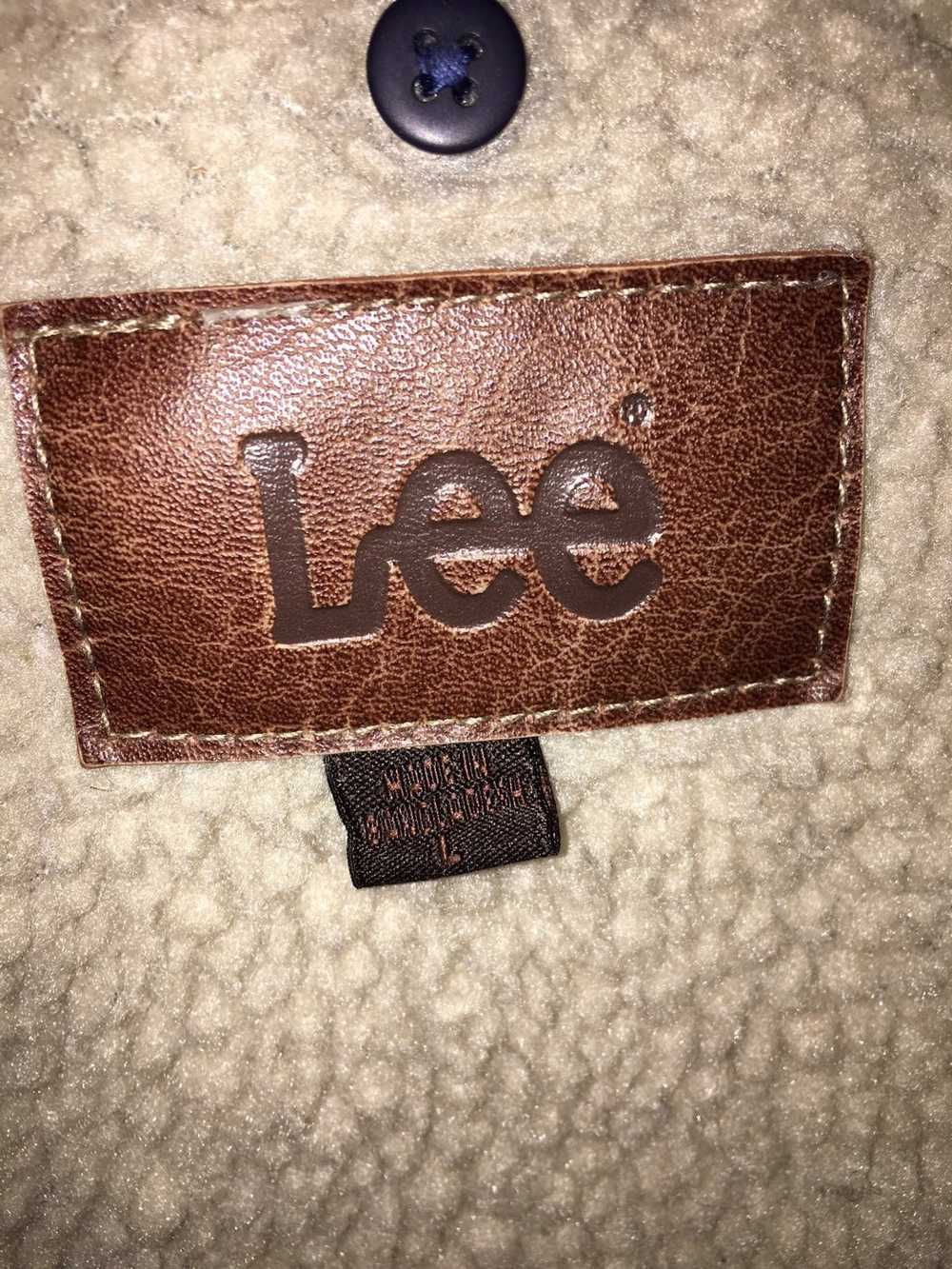 Lee Vintage Lee Sherpa Lined Denim Jacket - image 3