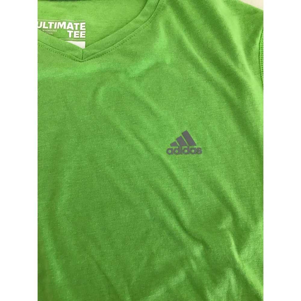 Adidas Adidas Ultimate Tee Womens XL Neon Green T… - image 3