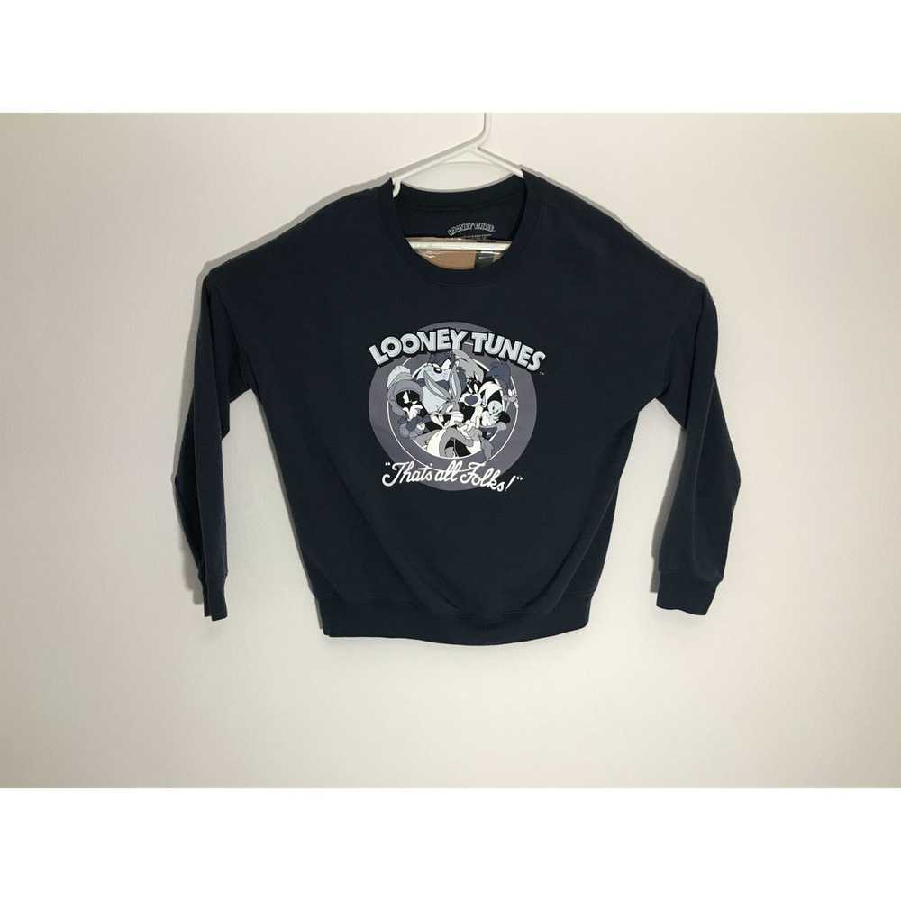 Other Vintage Looney Tunes Womens M Navy Blue Pul… - image 1