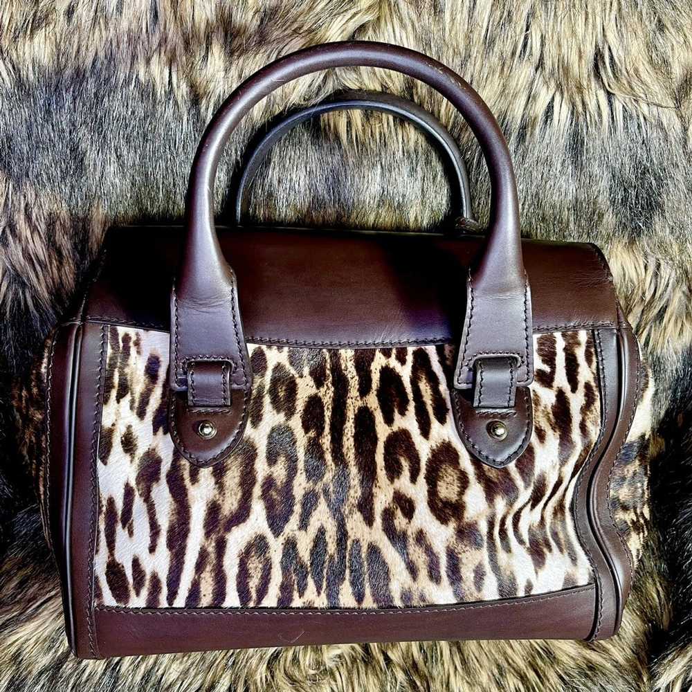 Gucci Gucci Leopard Print Pony Hair Heritage Medi… - image 2