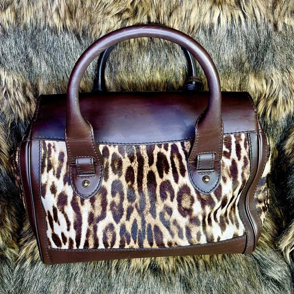 Gucci Gucci Leopard Print Pony Hair Heritage Medi… - image 9