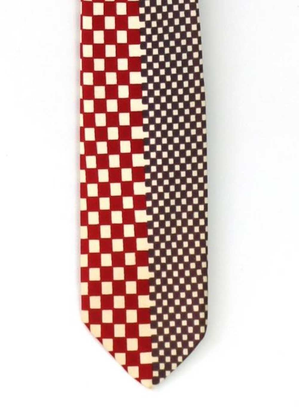 1950's Mens Skinny Rockabilly Necktie - image 2