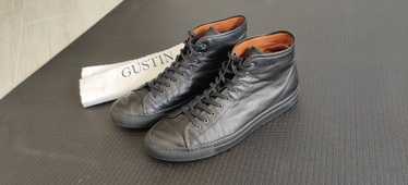 Gustin Gustin Black Leather High Tops - image 1