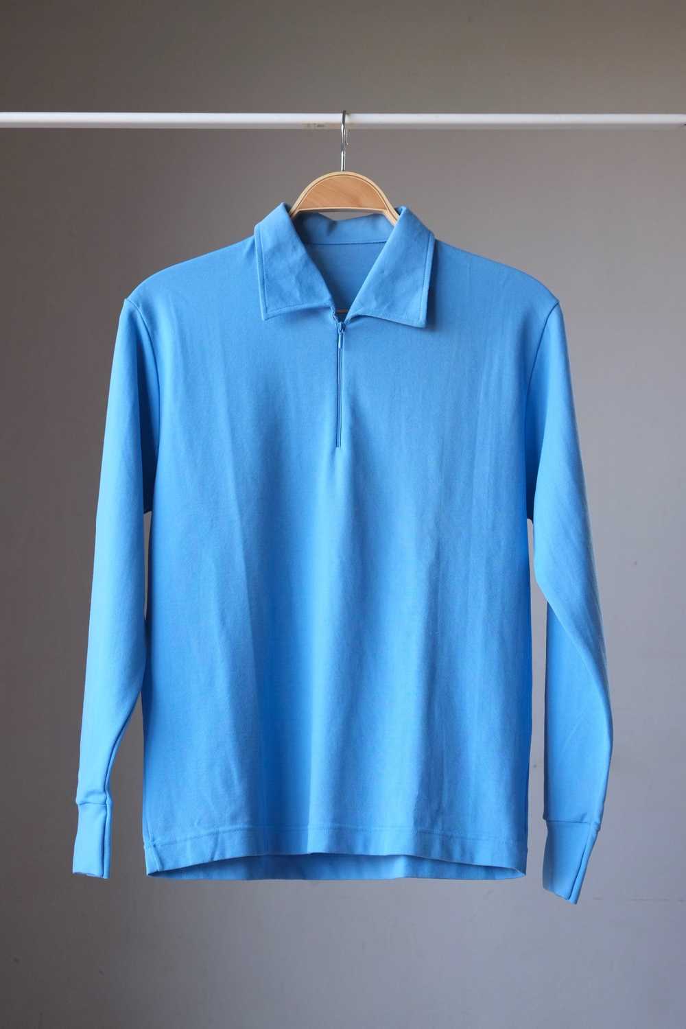 ZOFINA Long Sleeves 70s Polo Shirt - image 3