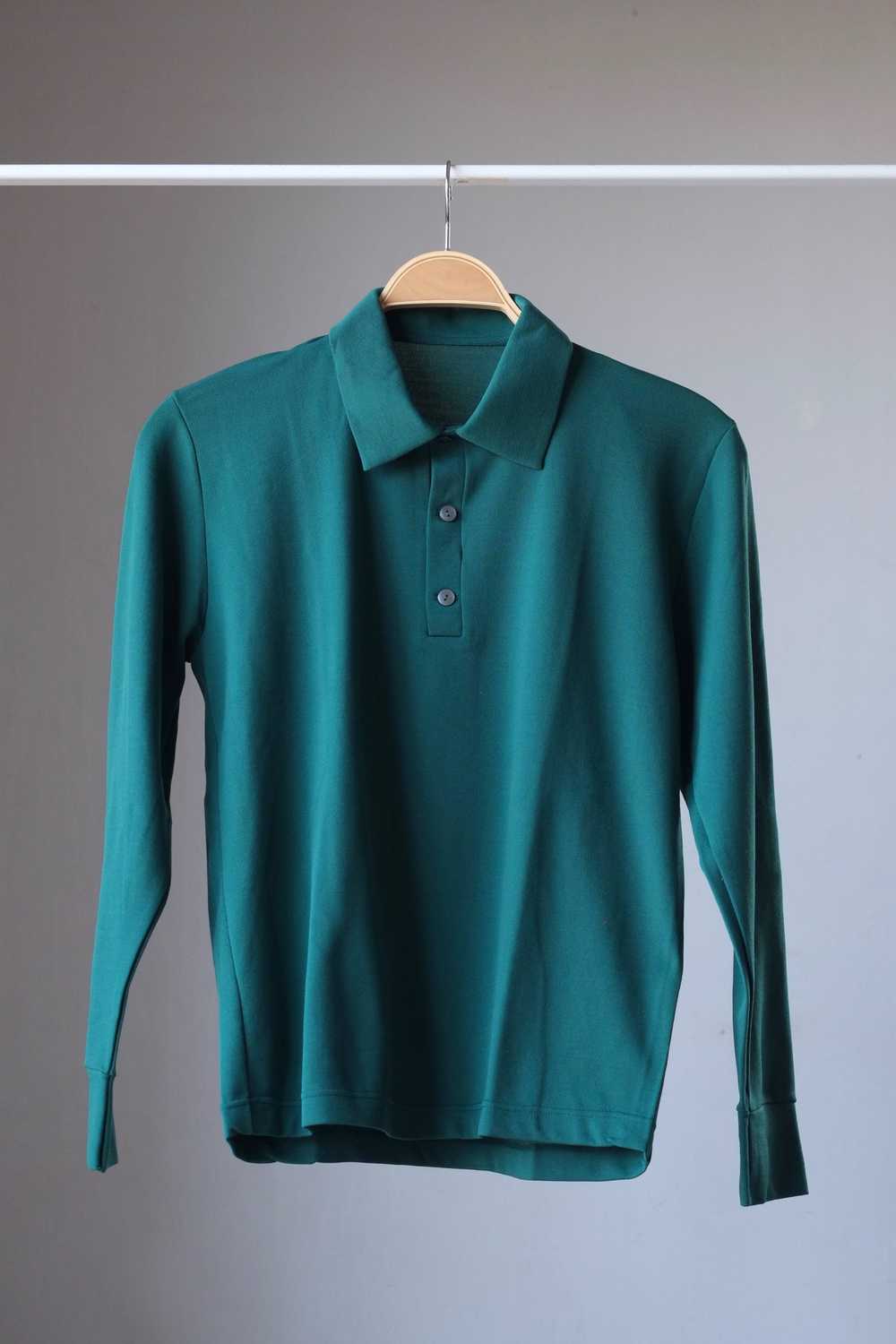 ZOFINA Long Sleeves 70s Polo Shirt - image 4