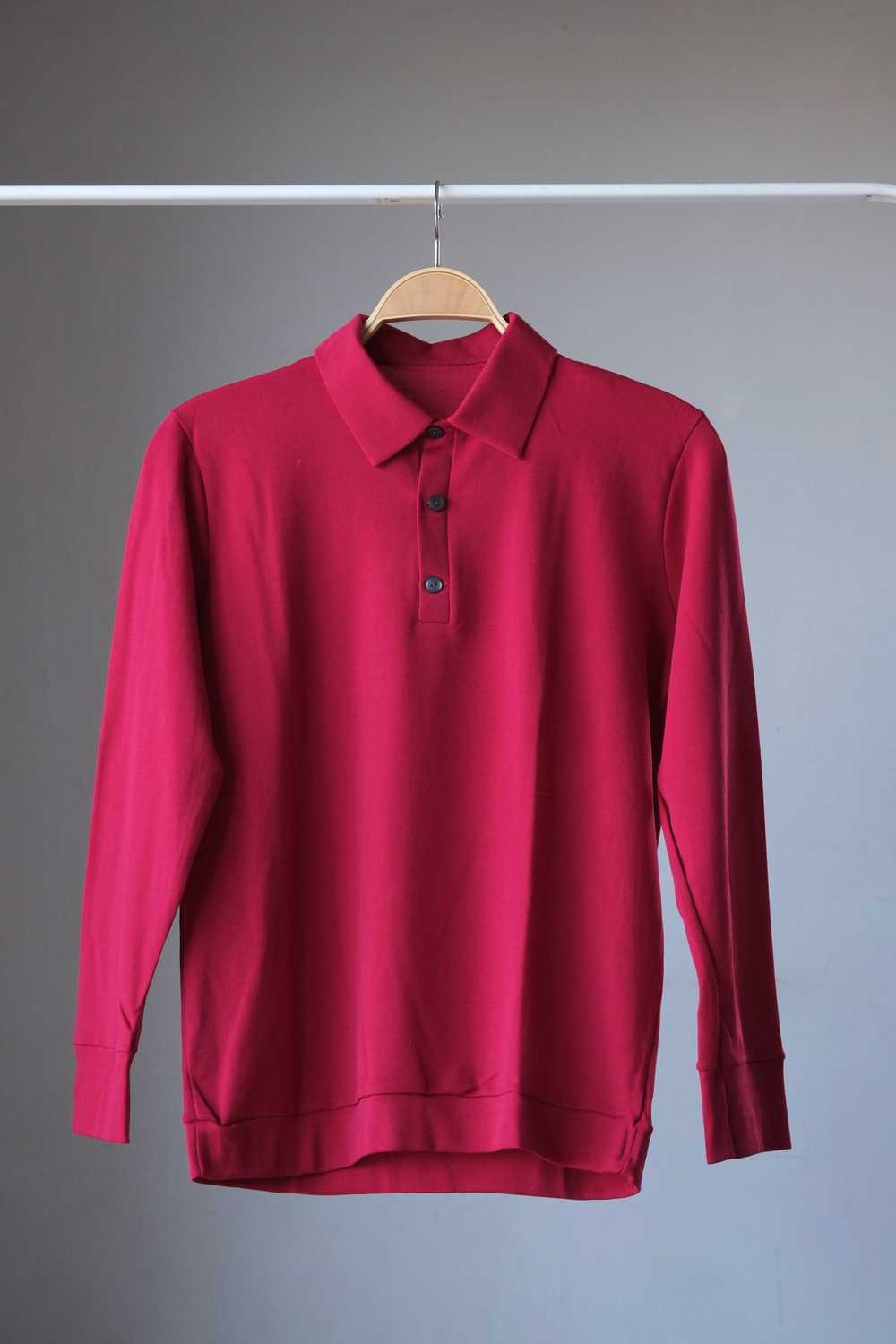 ZOFINA Long Sleeves 70s Polo Shirt - image 5