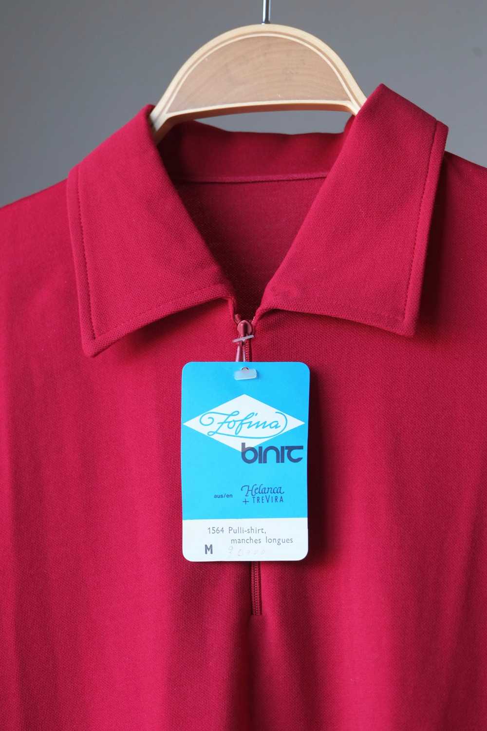 ZOFINA Long Sleeves 70s Polo Shirt - image 6