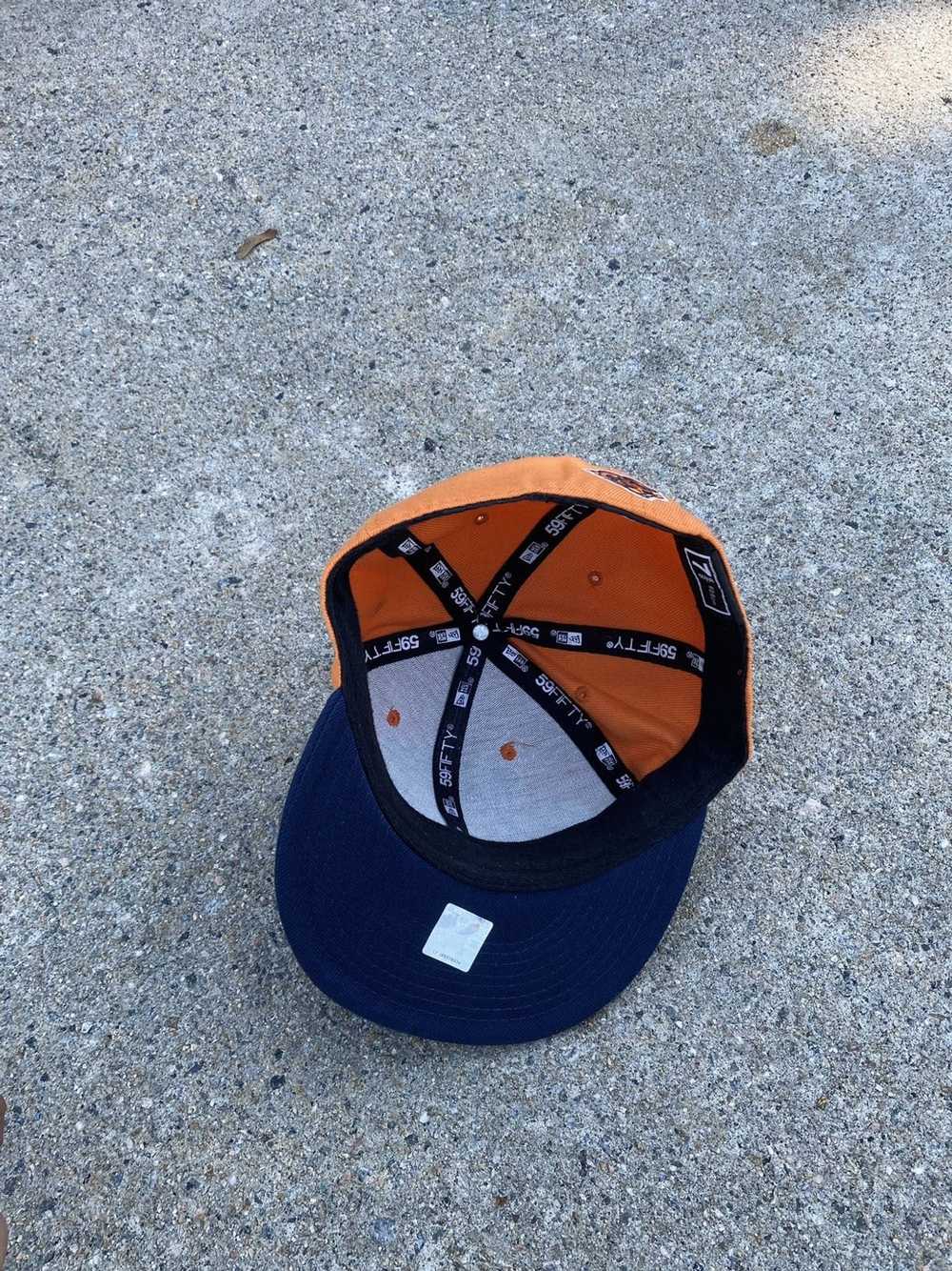 Vtg Chicago Bears Hat Cap Adjustable Mens One Size Fits Most NFL Blue  Orange |