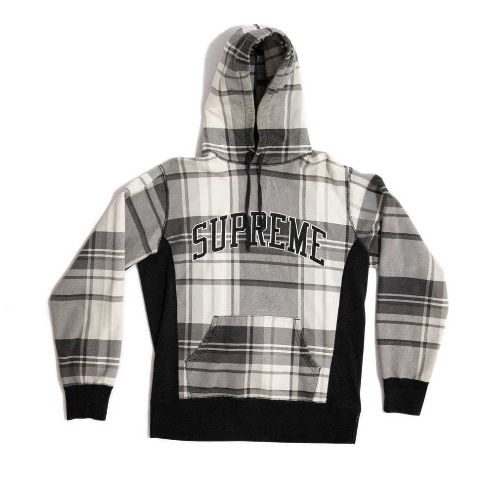 SUPREME BEADED HOODED SWEATSHIRT BLACK SS22 - Multi Check Shirt