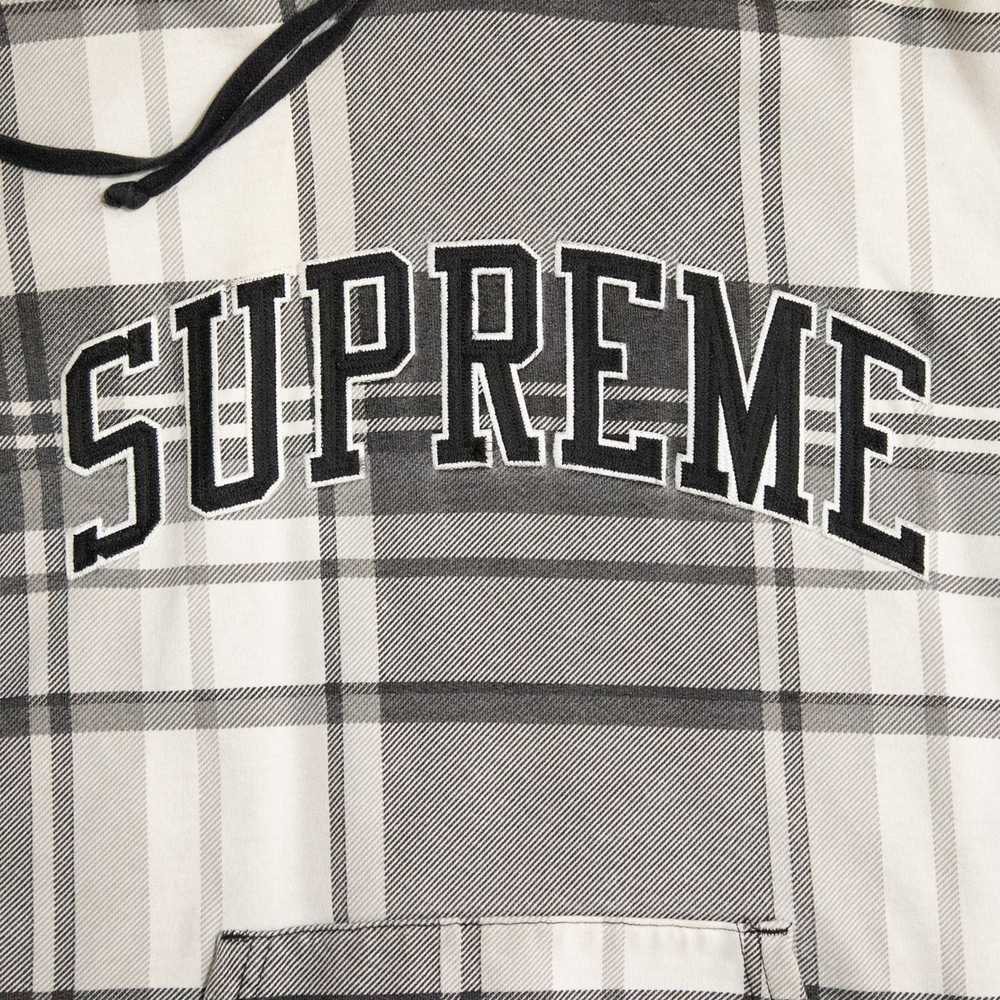 Supreme plaid outlet hoodie