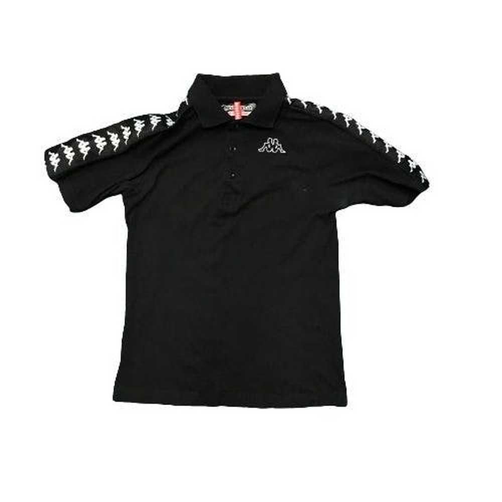 Kappa Kappa Black Collared T-Shirt - Size XS - image 1