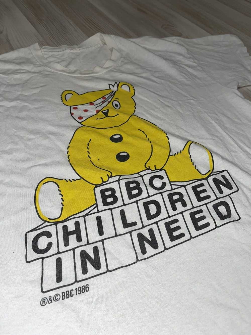 Band Tees × Vintage BBC Children In Need 80s vint… - image 5