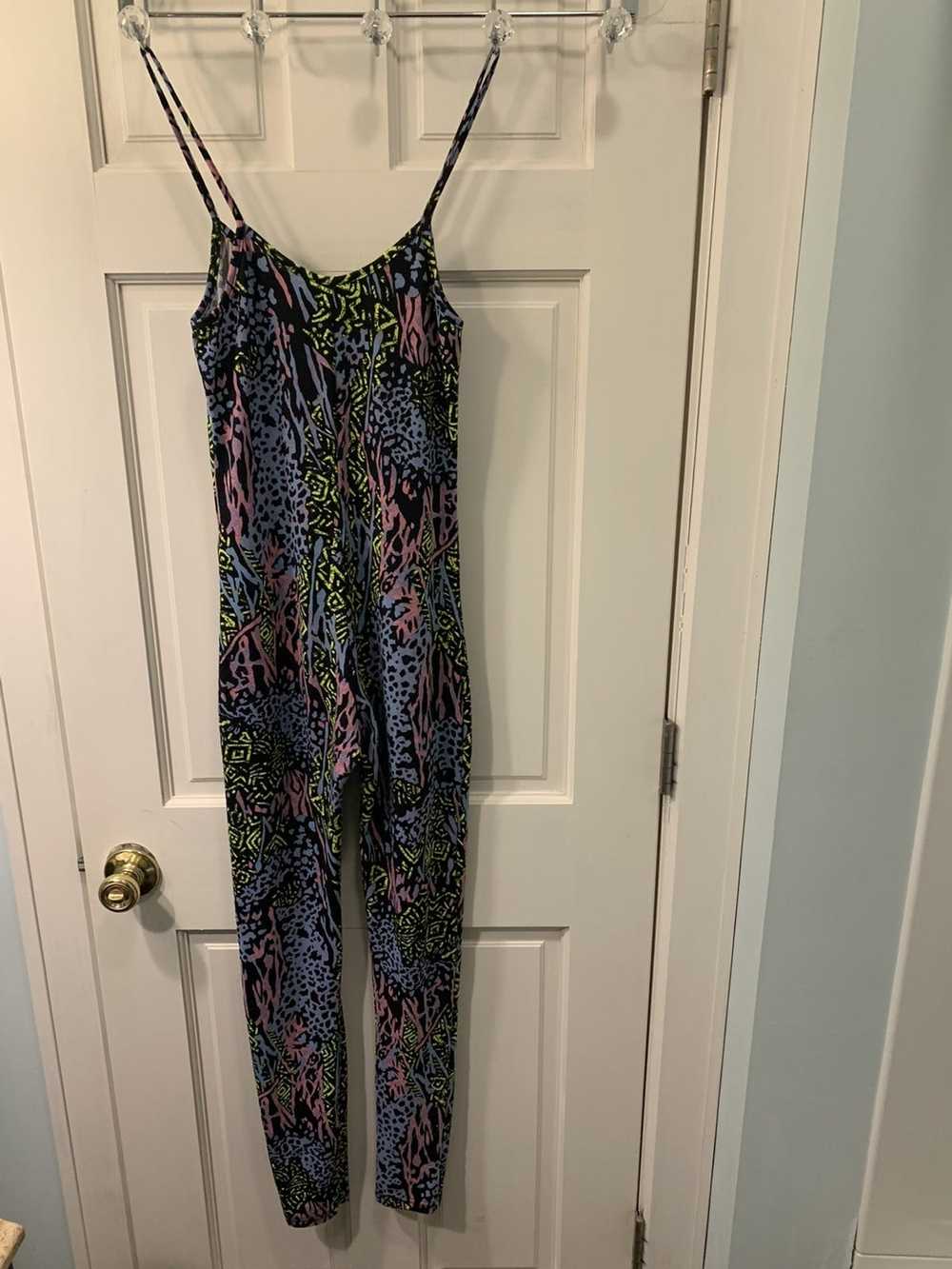 Vintage One piece stretchy jumpsuit - image 2