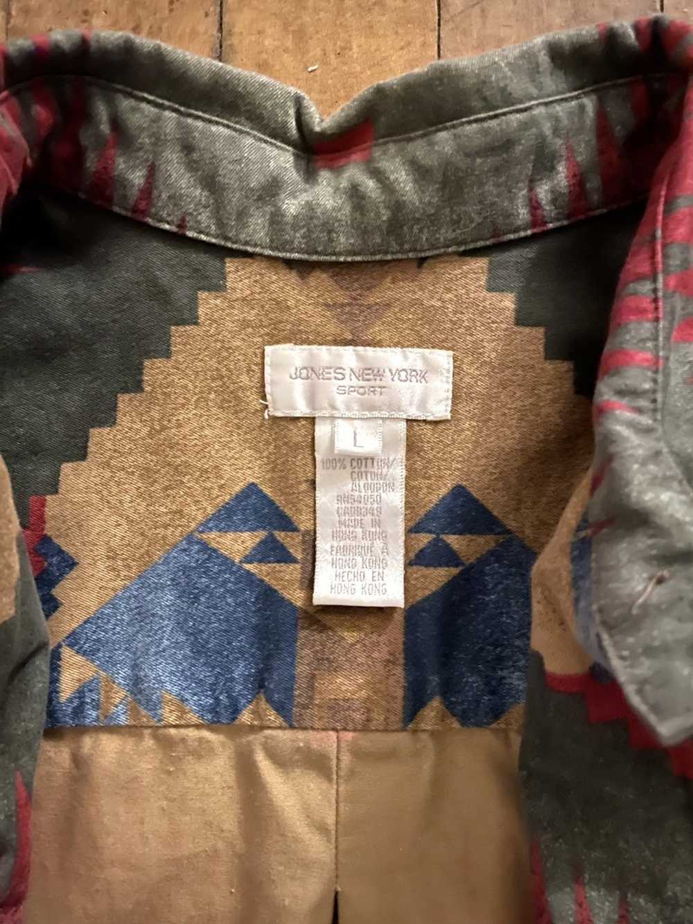 Vintage Native American Southwestern Jacket Navajo - image 6