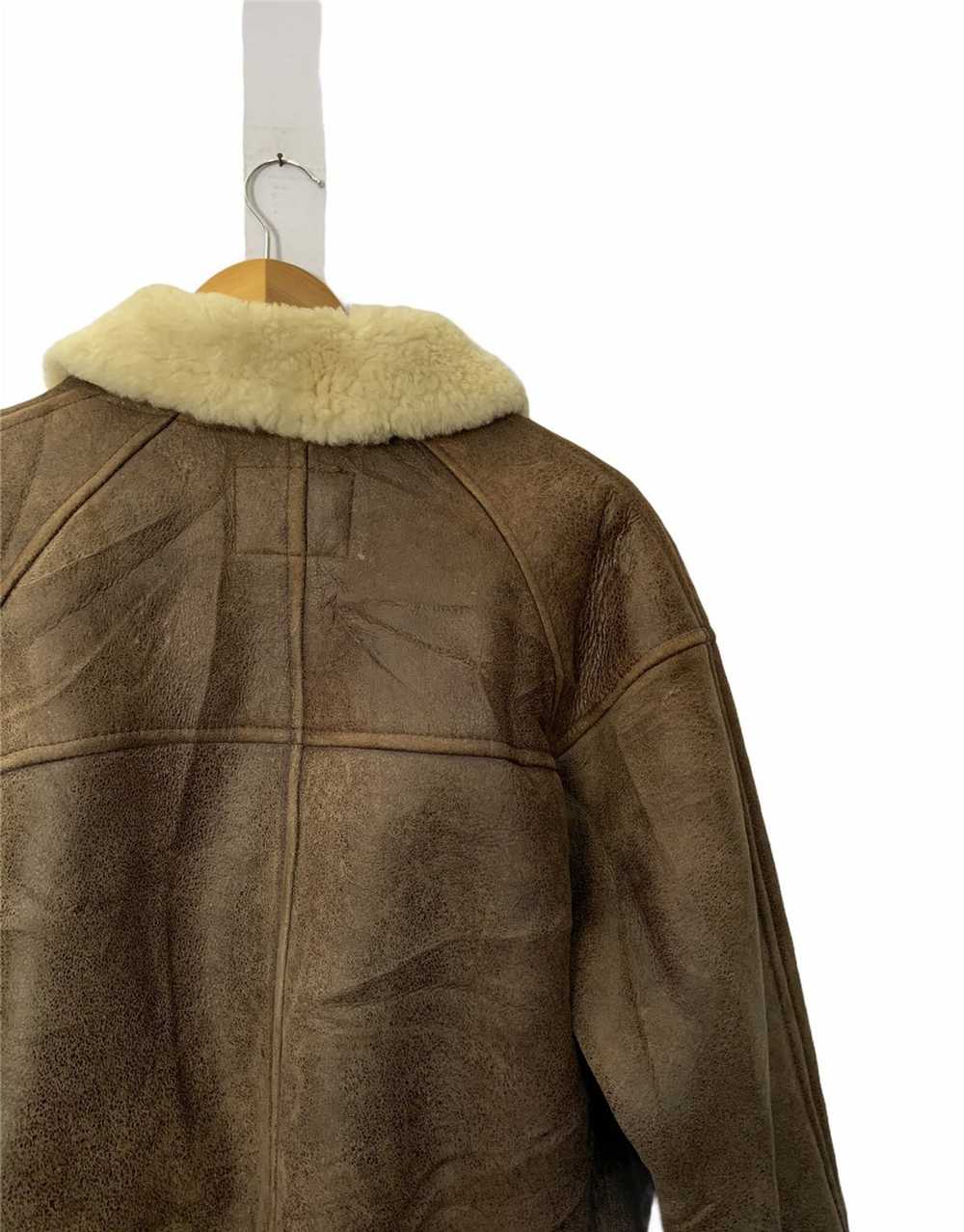Genuine Leather × Sheepskin Coat × Us Air Force �… - image 5