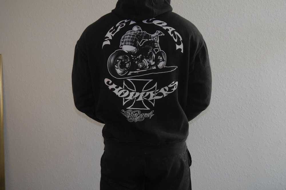 Vintage Vintage West Coast Choppers Biker Hoodie … - image 1