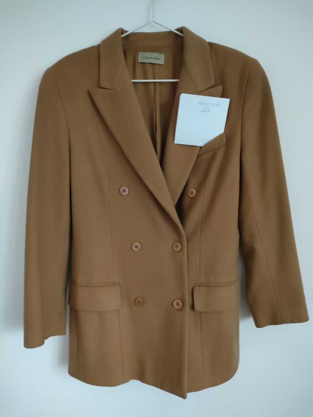 Calvin Klein Calvin Klein wool coat vintage MINT … - image 6