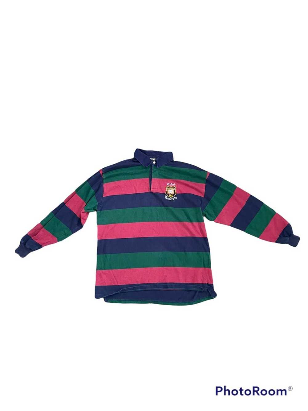 Oxford OXFORD UNIVERSITY LONG SLEEVE STRIPED MENS… - image 1