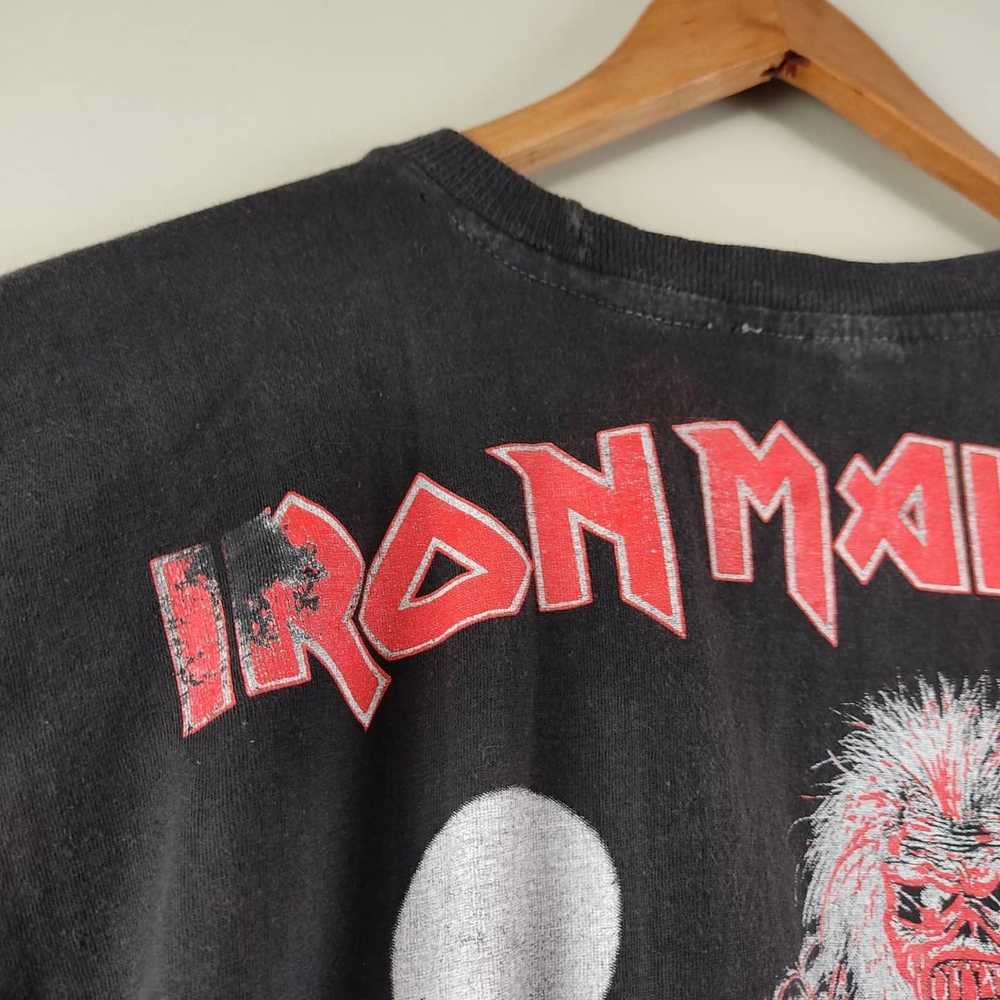 Band Tees × Iron Maiden × Vintage 1990 Iron Maide… - image 4