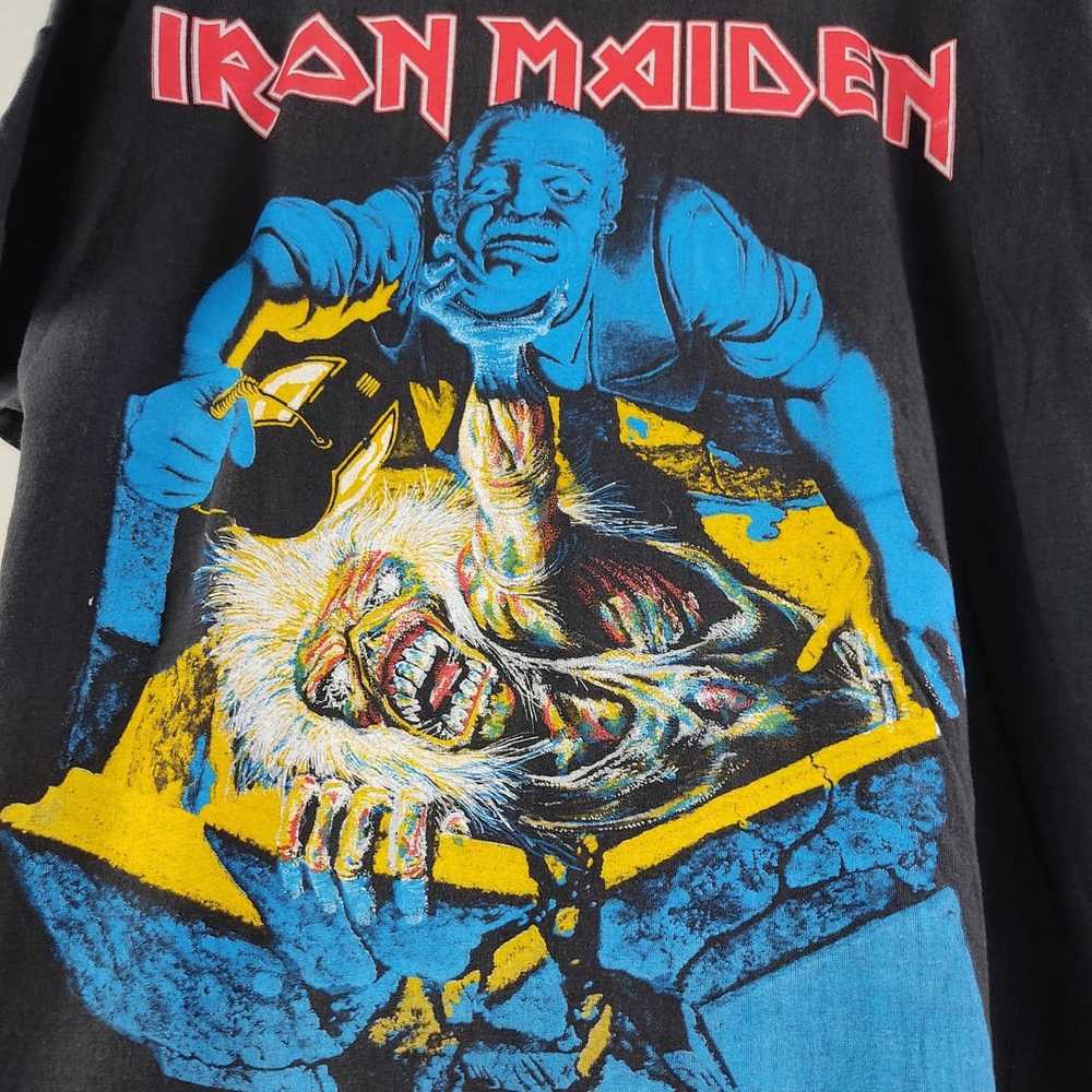 Band Tees × Iron Maiden × Vintage 1990 Iron Maide… - image 5