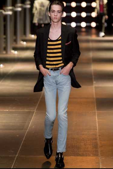 Hedi Slimane × Saint Laurent Paris Runway SS14 Lig