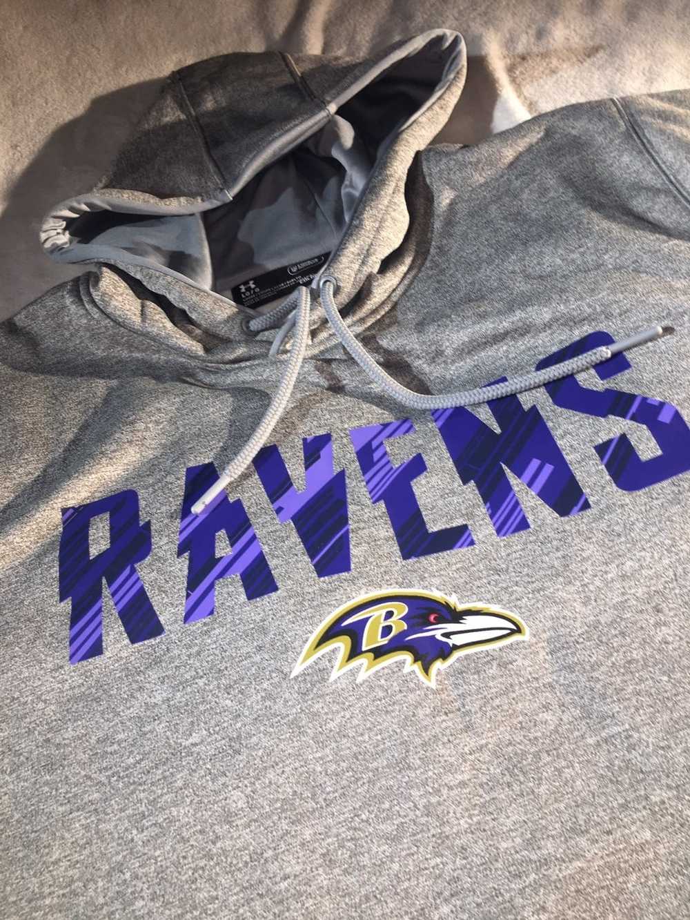 Under Armour Baltimore Ravens Regular Heat Gear Mens L Shirt Gray Maryland