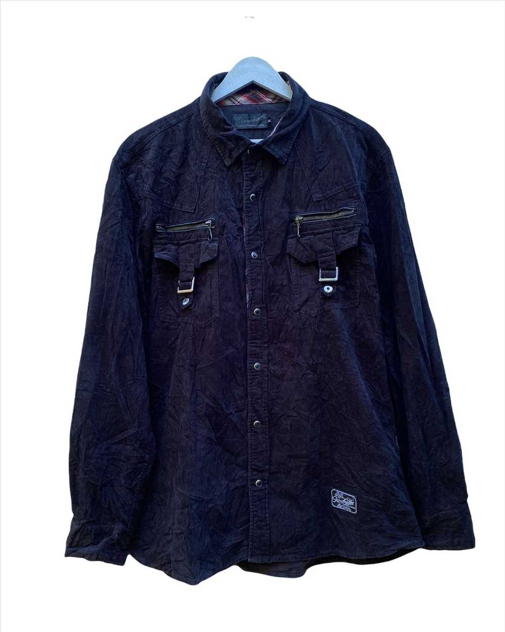 Japanese Brand Roushatte long sleeve shirt stones… - image 1