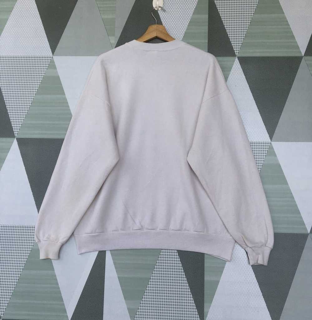 Vintage Vintage Plain Sweatshirt Pullover Jumper … - image 2