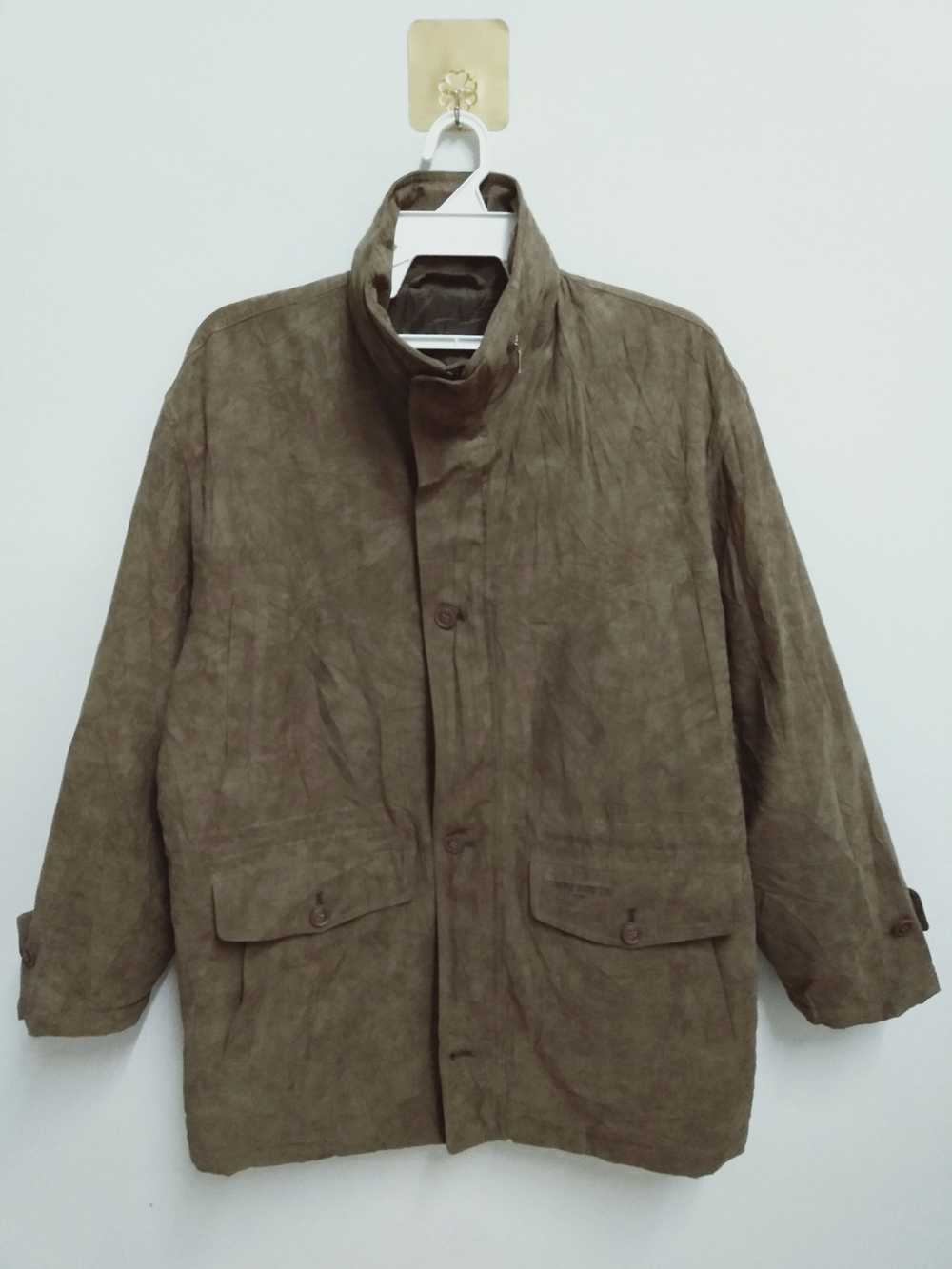 Japanese Brand × Vintage Raincoat Claudio Valenti… - image 1