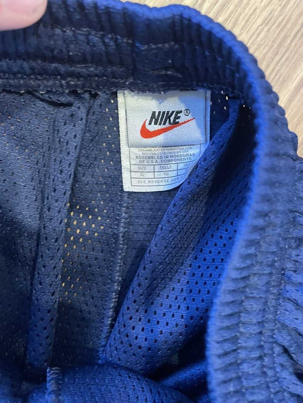 Nike Vintage 90s nike basketball shorts xl blue - image 5