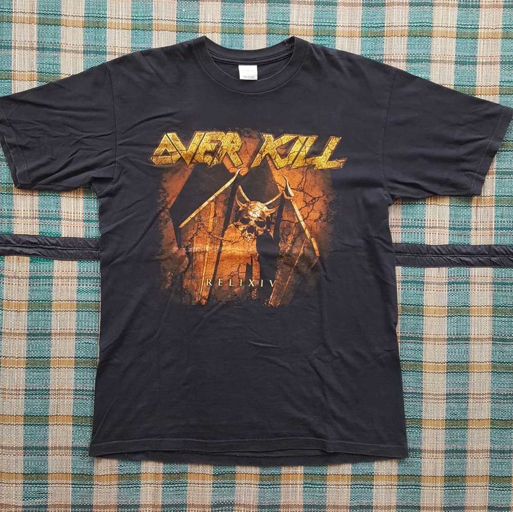 Band Tees × Very Rare × Vintage Overkill - Relixi… - image 1