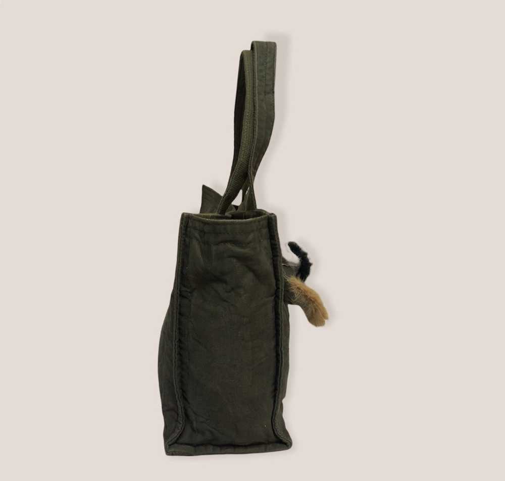 Custom × Streetwear Custom Patchwork Fur Tote Bag… - image 4