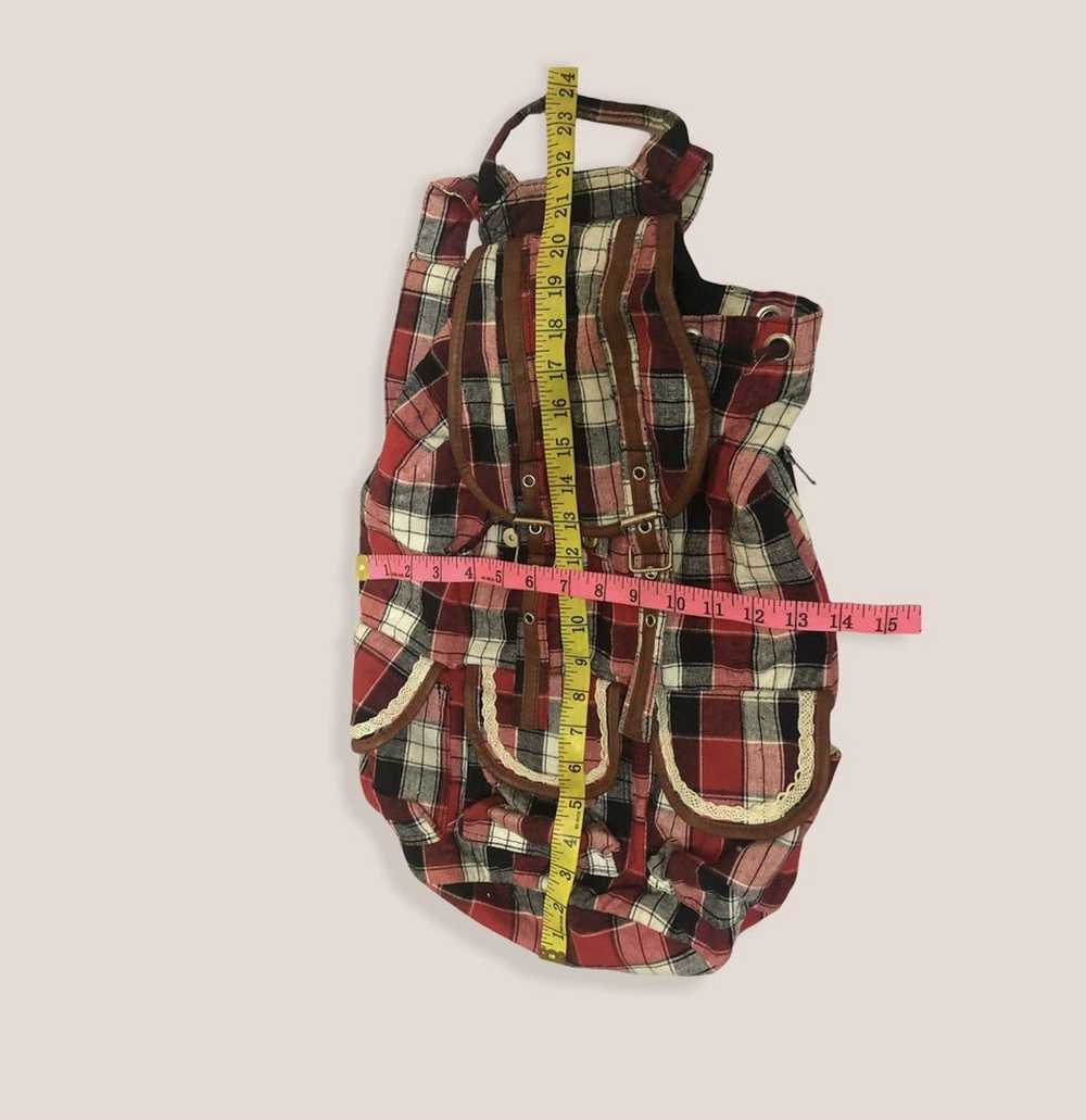 Backpack × Japanese Brand × Streetwear Flannel De… - image 10
