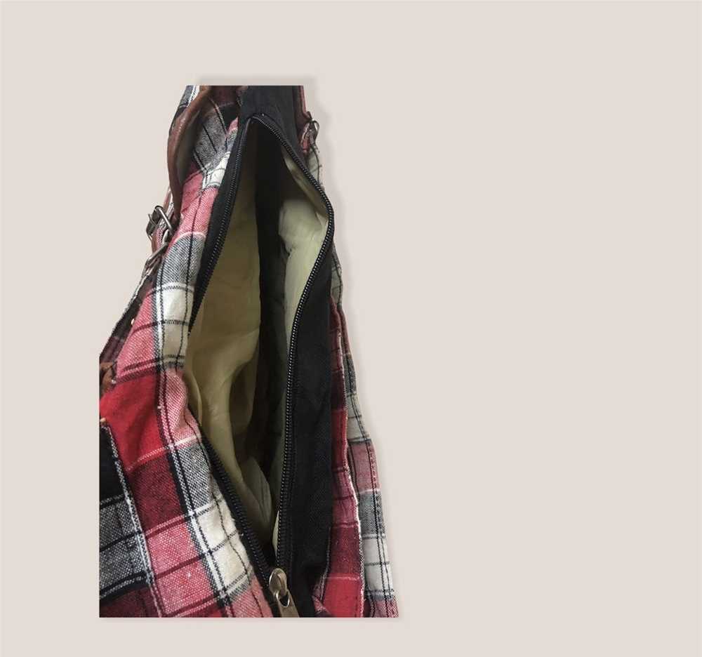 Backpack × Japanese Brand × Streetwear Flannel De… - image 4