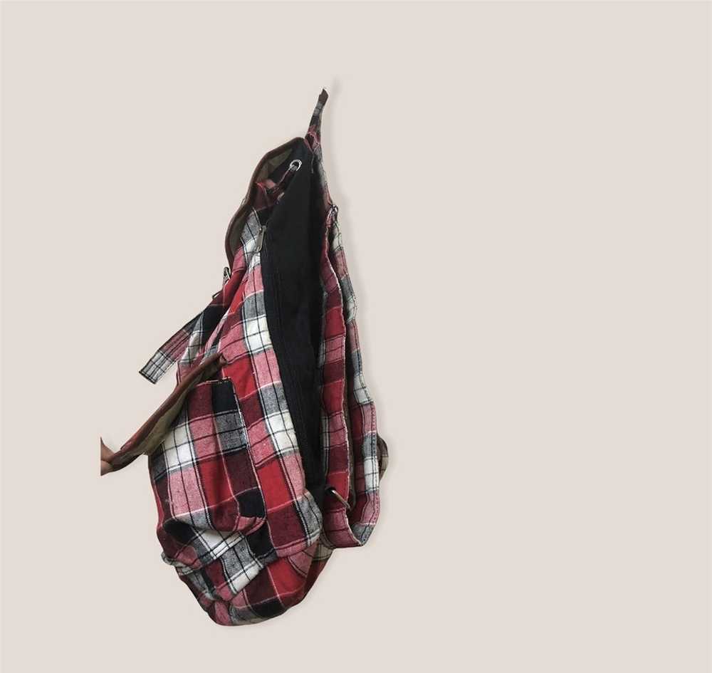 Backpack × Japanese Brand × Streetwear Flannel De… - image 5