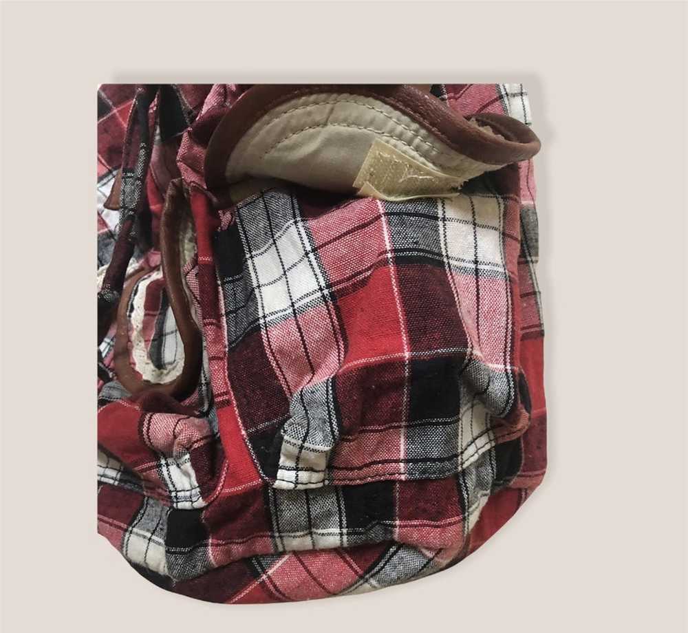 Backpack × Japanese Brand × Streetwear Flannel De… - image 6