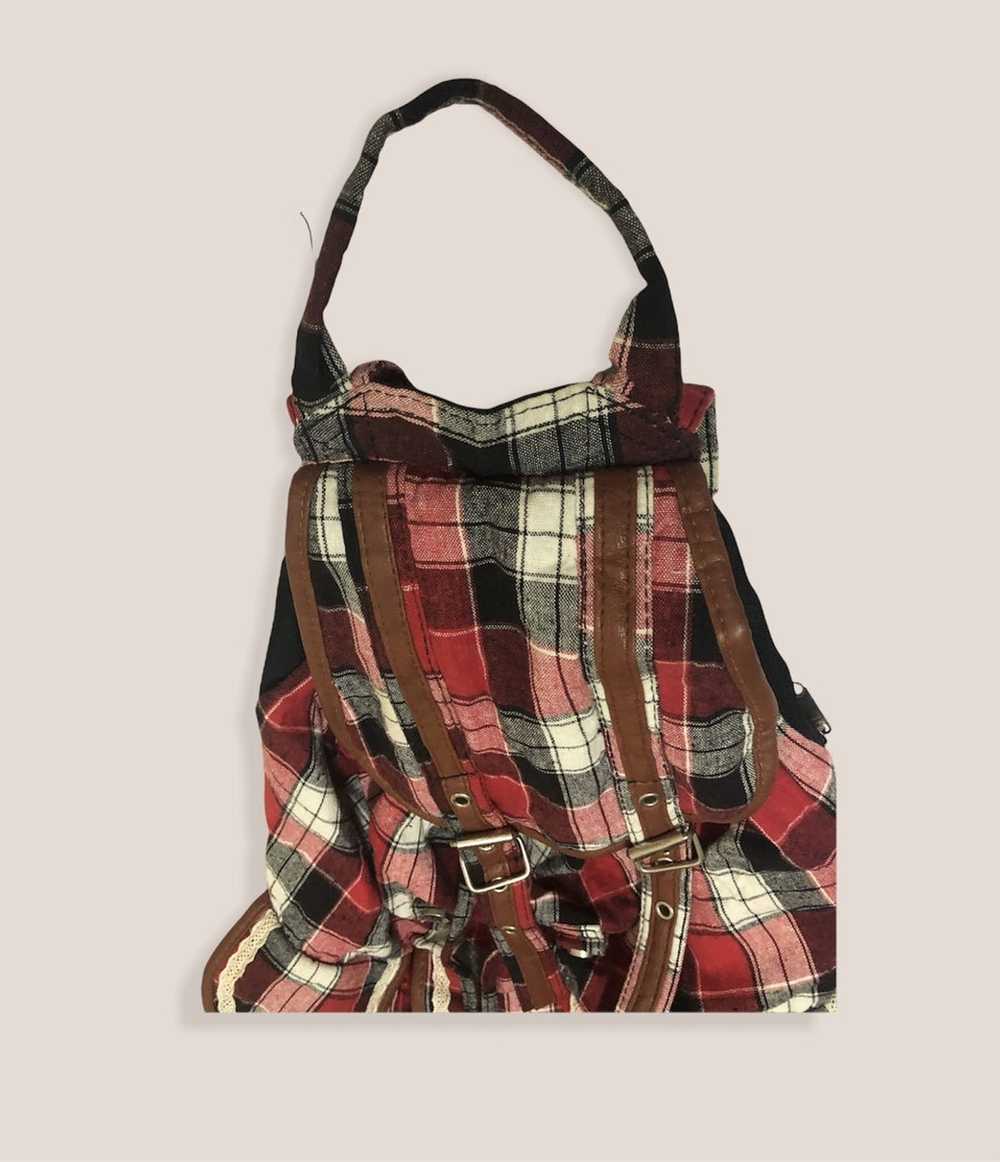 Backpack × Japanese Brand × Streetwear Flannel De… - image 9