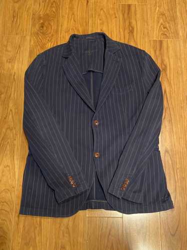 Circolo 1901 Navy Blue with light brown strip patt