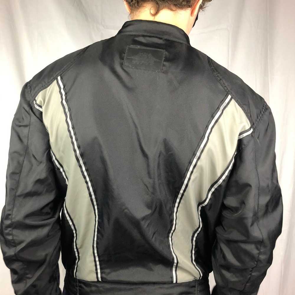 Vintage vintage 90/ biker jacket size medium black - image 3