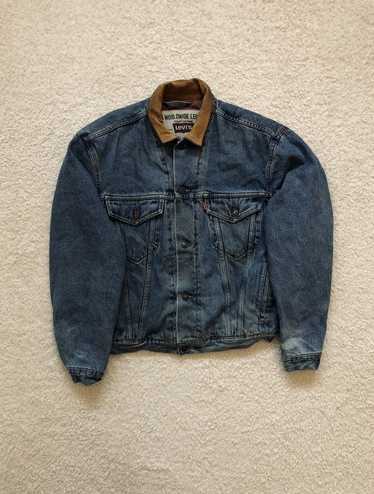 Vintage LEVIS Workwear Denim Jeans Jacket Large Levis Jeans 80s Levis Lvc  Workers Denim Blue Jeans J