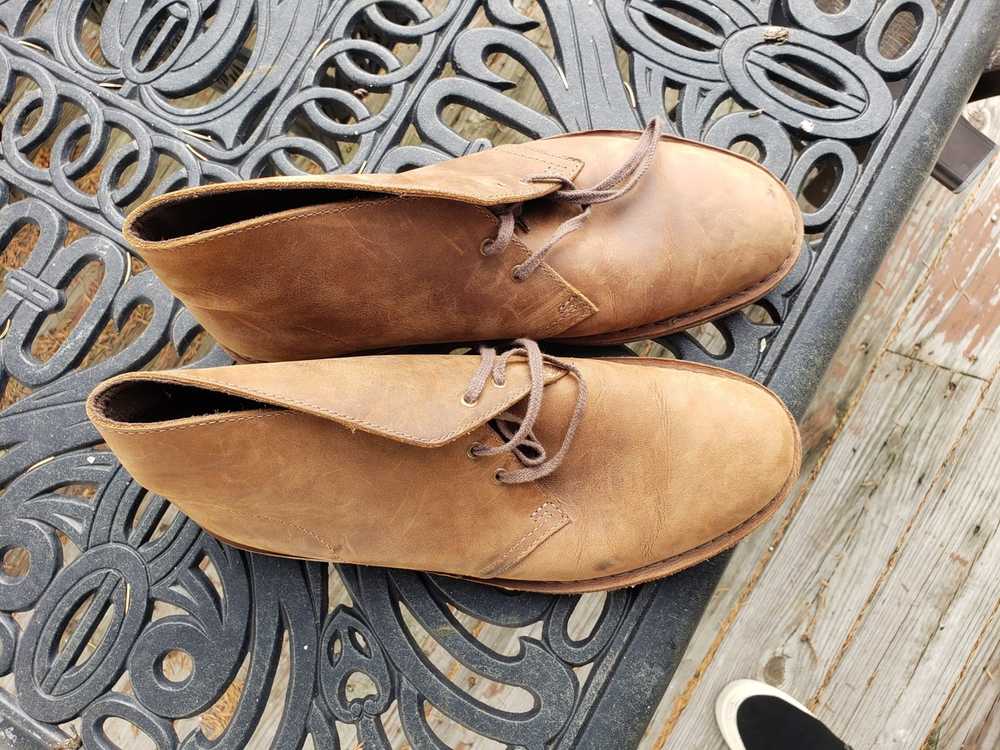 Clarks Clarks Tan Leather Desert Boots - image 2