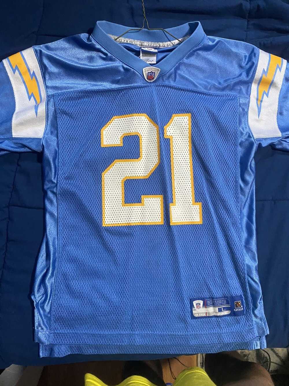 2002-04 San Diego Chargers Tomlinson #21 Reebok On Field Alternate Jersey  (Very Good) XL