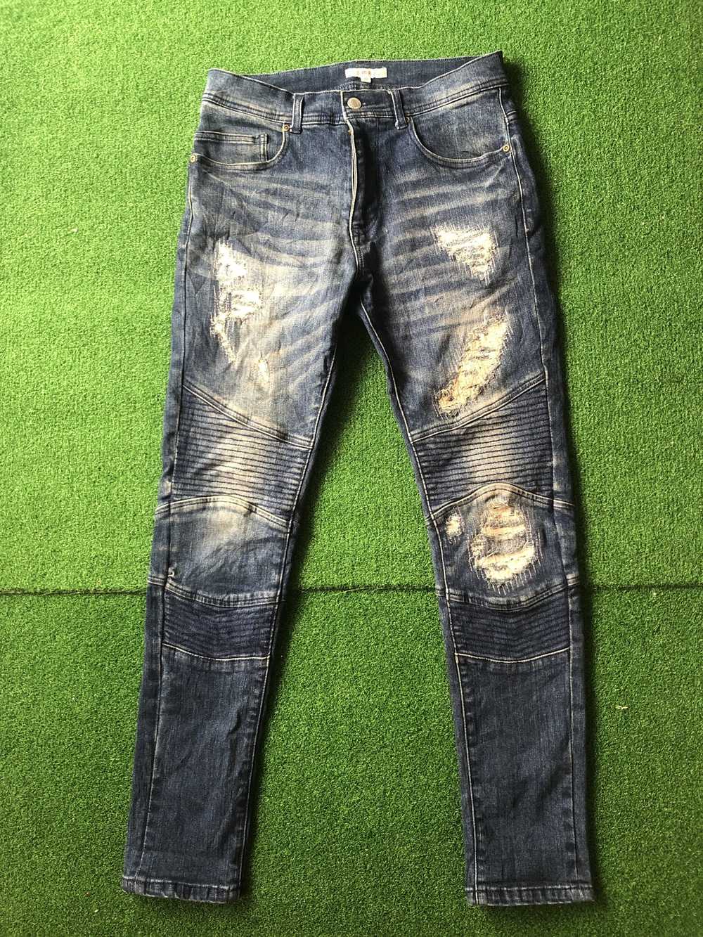 Biker Jeans × Distressed Denim × Japanese Brand J… - image 1