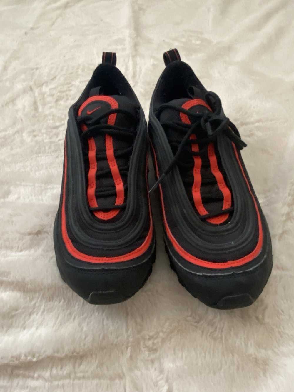 Nike Nike Airmax 97 GS Black Chile Red - image 3