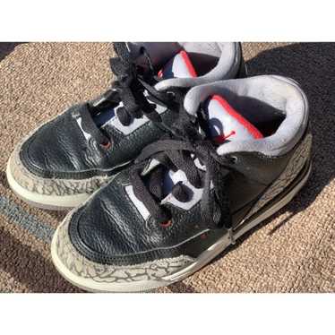 Nike Nike Air Jordan 3 Retro BP Black/Cement Kids - image 1